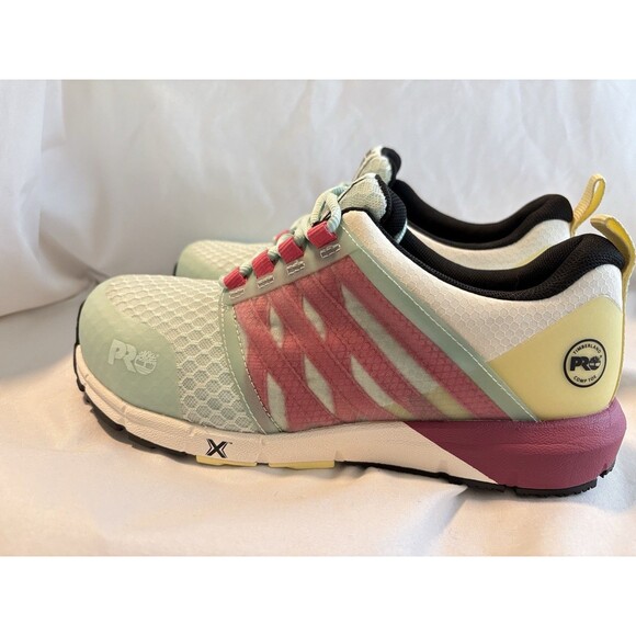 Timberland Pro Radius CT Comp Toe Work Sneaker, Women\'s Size 8.5 M, Multicolor main image 4